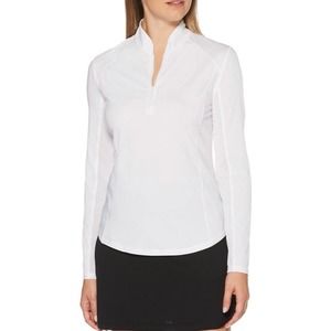 PGA Tour Women's Long Sleeve Mesh Top